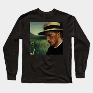 Van gogh drawing Long Sleeve T-Shirt